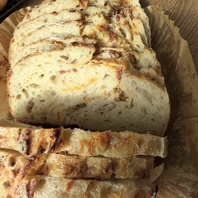 Jalapeño Cheddar Bacon Sourdough